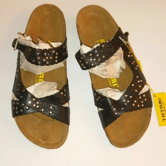 Birkenstock Shoes - Birkenstock (Tatami) Diamond Studded Sandals NWOT SIZE 7